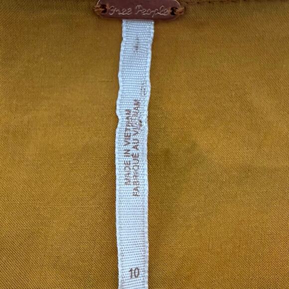 Free People Morning Light Floral Mini Dress Women’s XS Yellow Boho - Picture 5 of 13